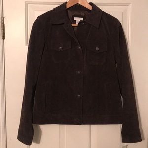 Charter Club suede leather jacket